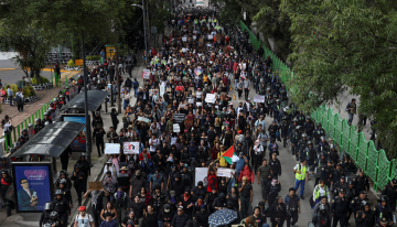 Embajada de EU emite alerta por la tercera marcha contra la gentrificación en la CDMX