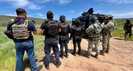Operativo en Rincón de Romos, Aguascalientes, deja 18 detenidos y arsenal asegurado