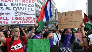 Tercera marcha contra gentrificación en CDMX concluye con saldo blanco
