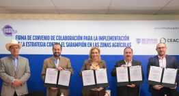 Maru Campos integra a productores agrícolas a campaña de vacunación contra el sarampión