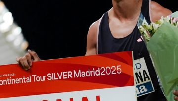 Elián Larregina, un rayo en Madrid: le ganó al dueño del récord mundial de los 400 metros, bajó otra vez los 45 segundos y logró otra plusmarca nacional
