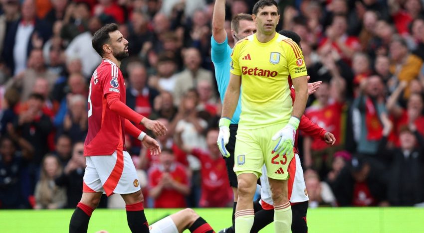 ¿Un dolor de cabeza para Scaloni?: se enfrió el interés de Manchester United por Dibu Martínez y aparece un destino exótico