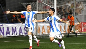 A puro golazo, la Selección Sub 20 remontó a Valencia y está en semifinales del torneo de L'Alcudia