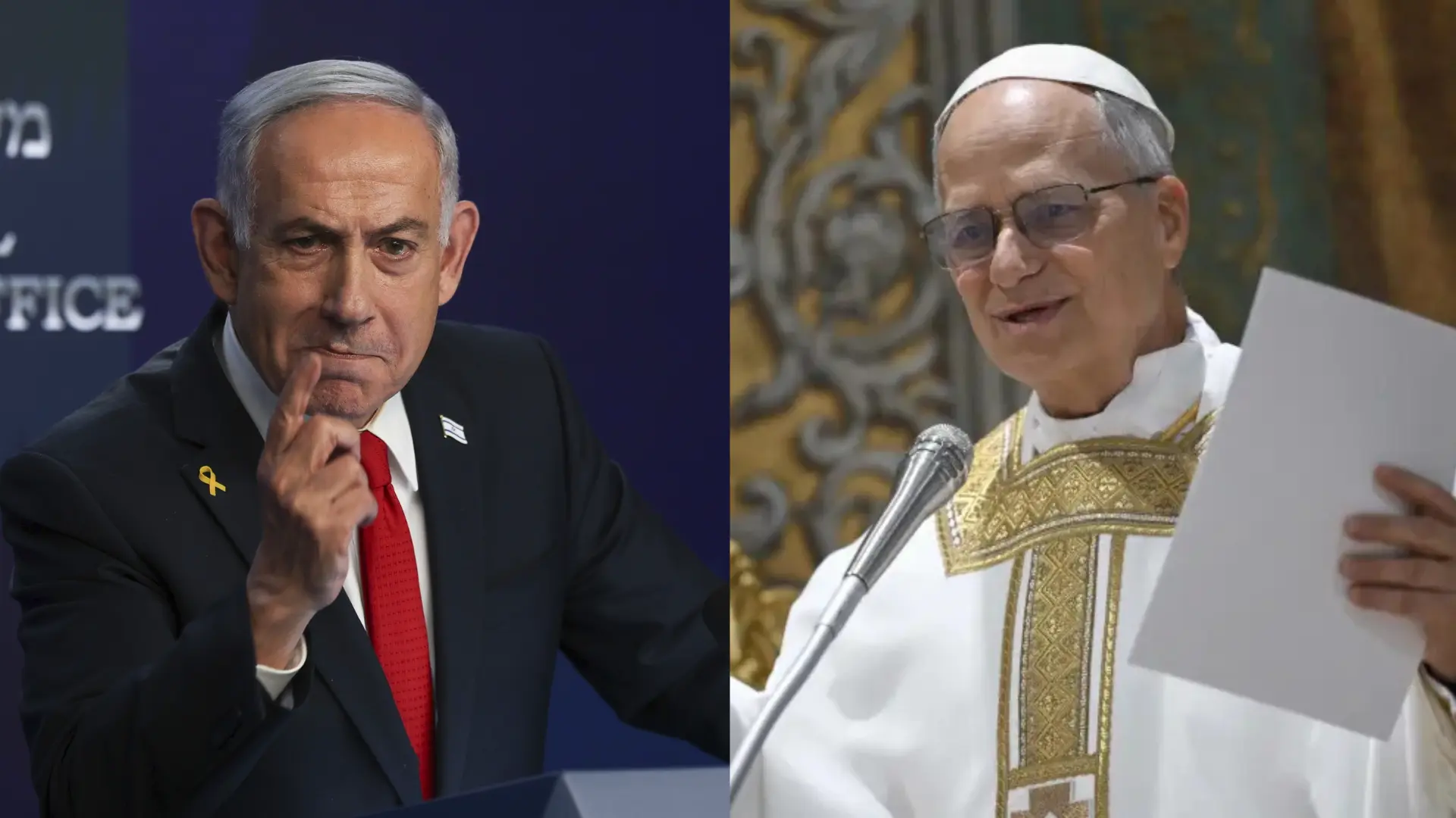 El papa León XIV y Netanyahu hablan por teléfono tras el ataque israelí de ayer a la parroquia de Gaza