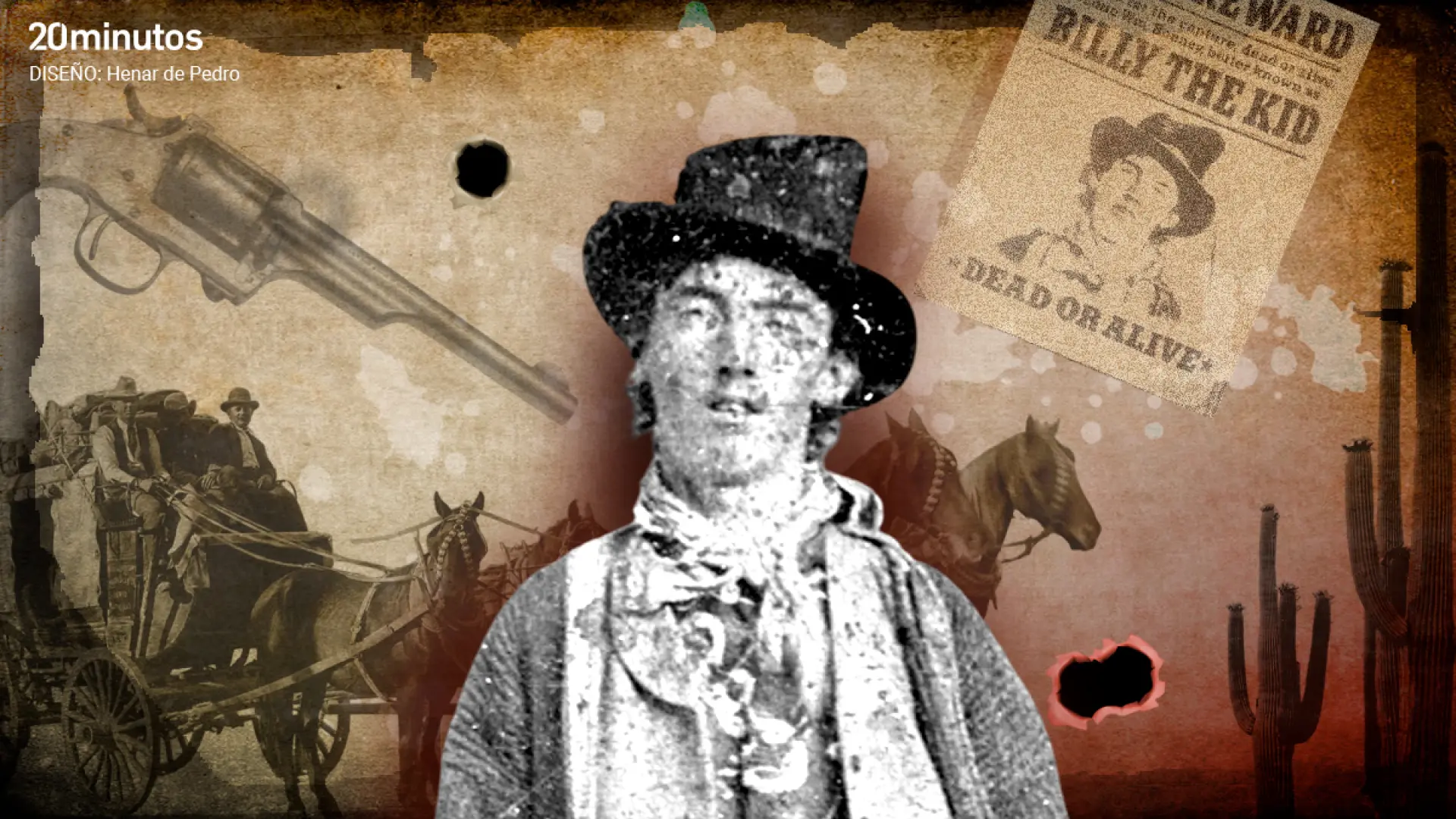 La historia de Billy el Niño, el forajido más conocido del lejano oeste que murió gritando la frase "¿Quién es?" en perfecto castellano