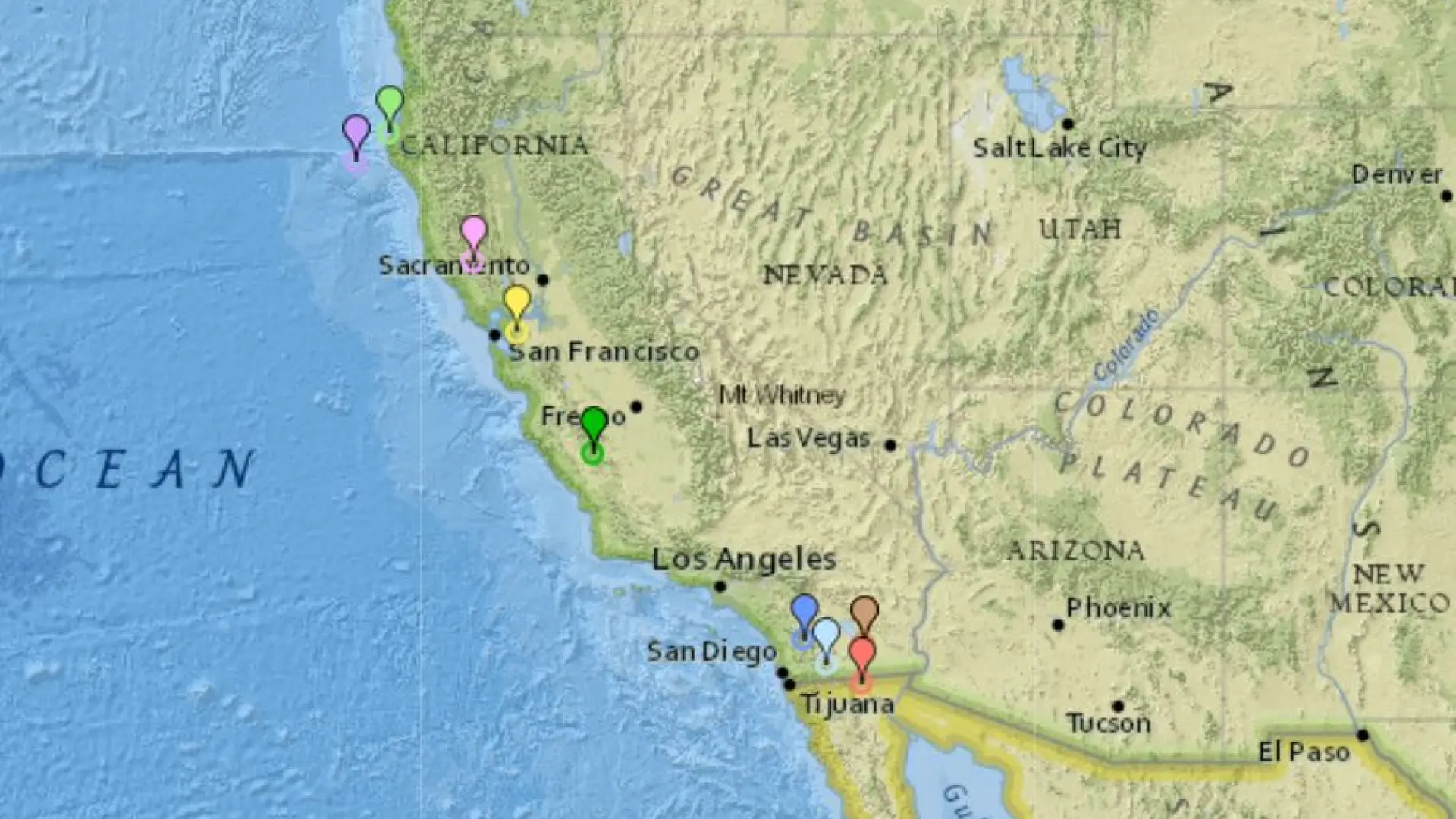 Un enjambre de decenas de terremotos cerca de California dispara los temores al 'Big One': han llegado a magnitud 4,3
