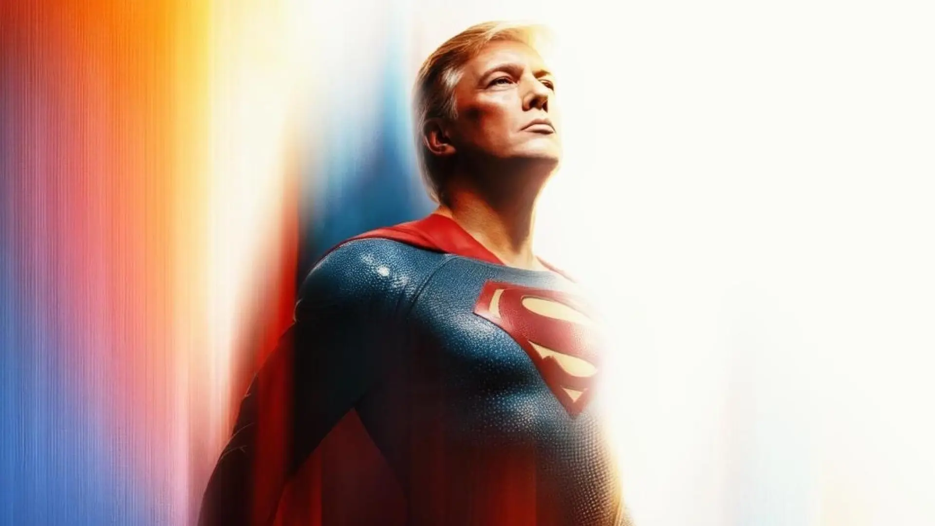 La Casa Blanca publica una imagen de Trump transformado en Superman y lo describe como "símbolo de esperanza"