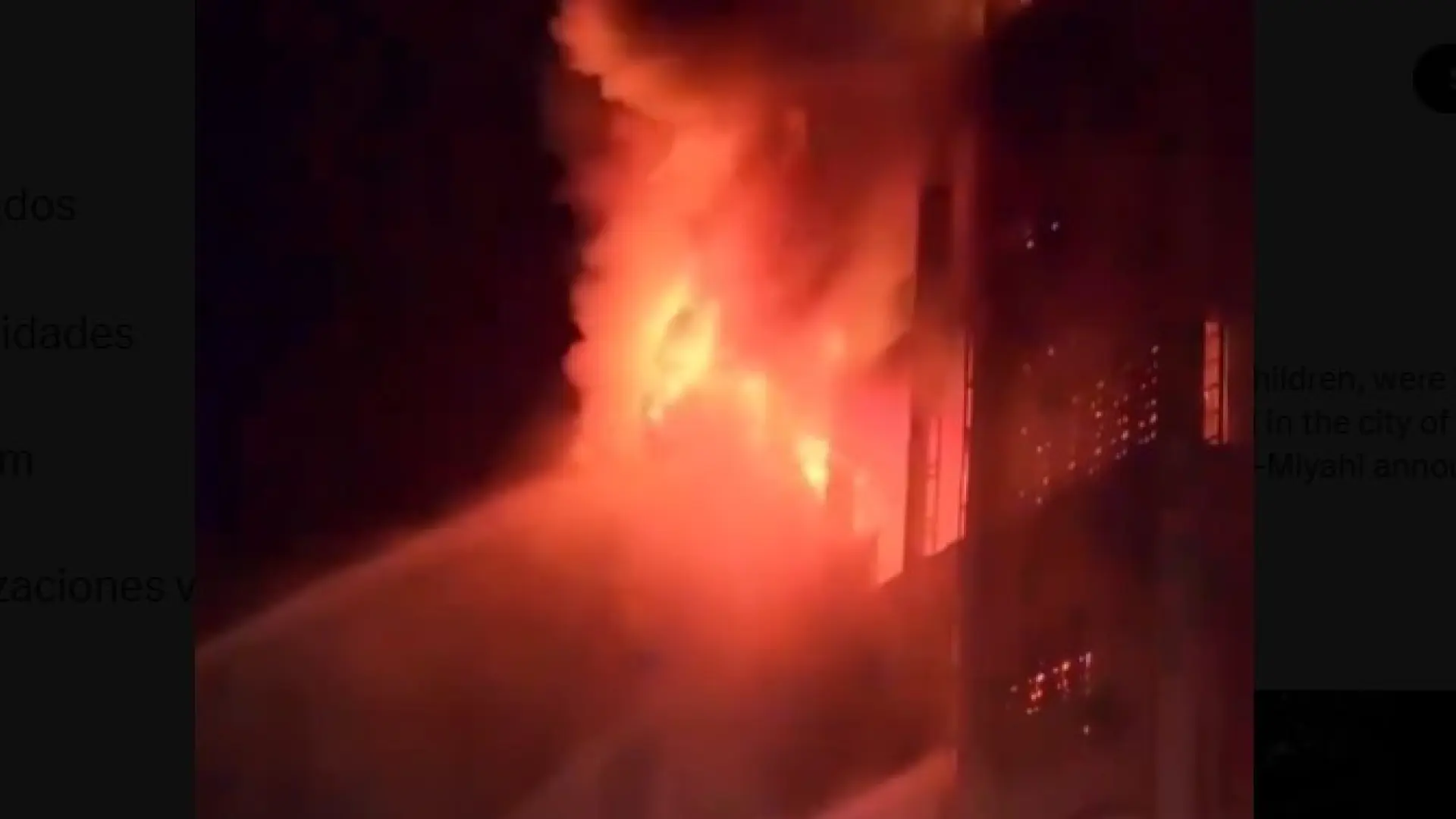 Los impresionantes vídeos del devastador incendio en un hipermercado de Irak: la tragedia deja al menos 63 muertos