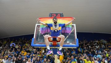 Sebastián Vega, una bandera LGBT y un grito aún más fuerte que el de bicampeón con Boca: «Es un mensaje de superación»