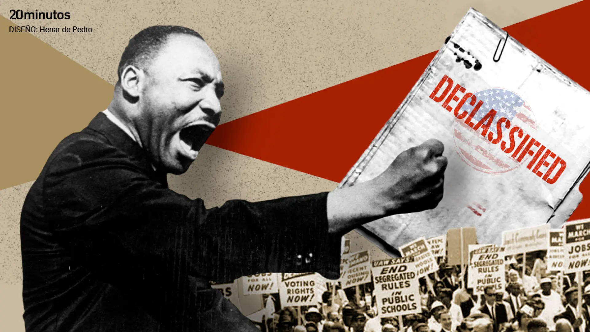 ¿De verdad lo mató James Earl Ray? La muerte de Luther King 'revive' con la exposición pública de miles de documentos clasificados