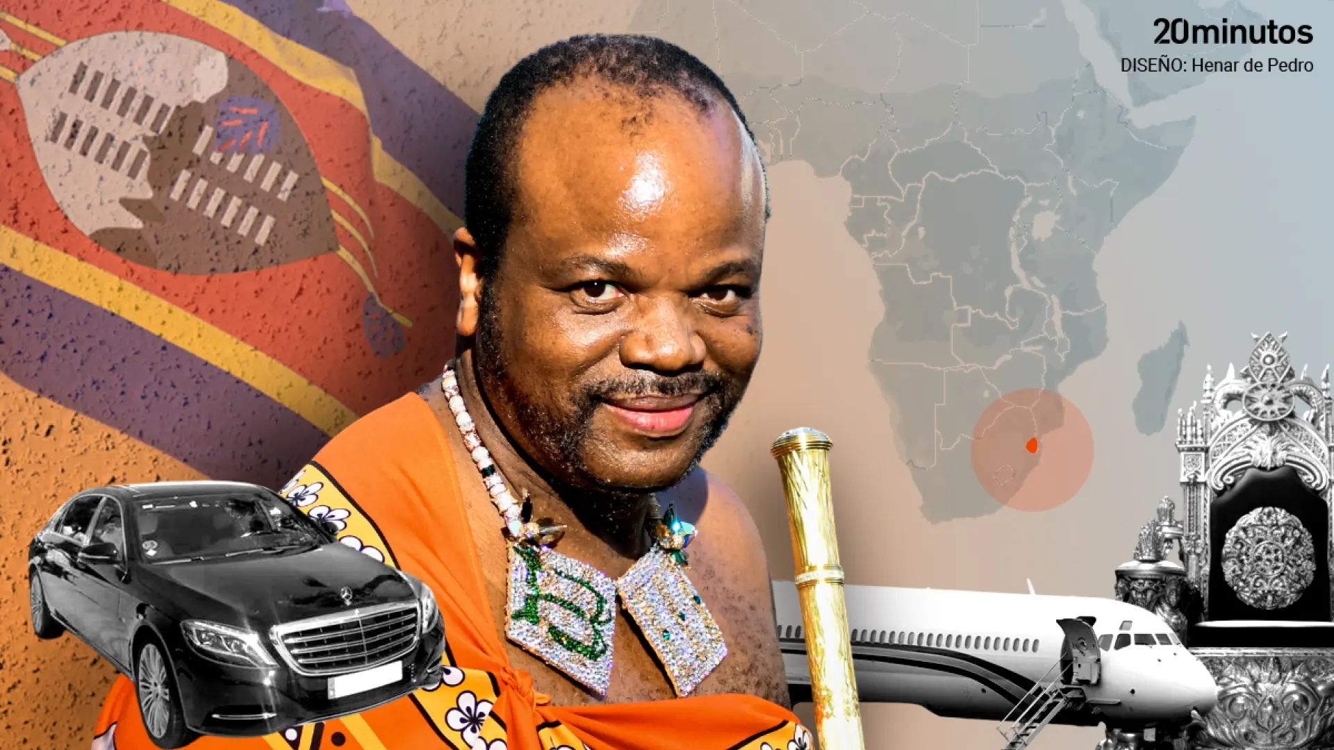 Todo sobre Mswati III, el rey de Suazilandia con 16 esposas que exigió su trono en Sevilla mientras la mitad del país vive en la pobreza