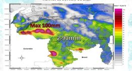Los estados venezolanos afectados por el paso de la onda tropical número 16 este #11Jul