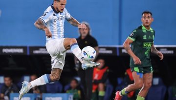 Zuculini y la peor noticia para Costas: está desgarrado y no llega para jugar con Racing la Copa Libertadores