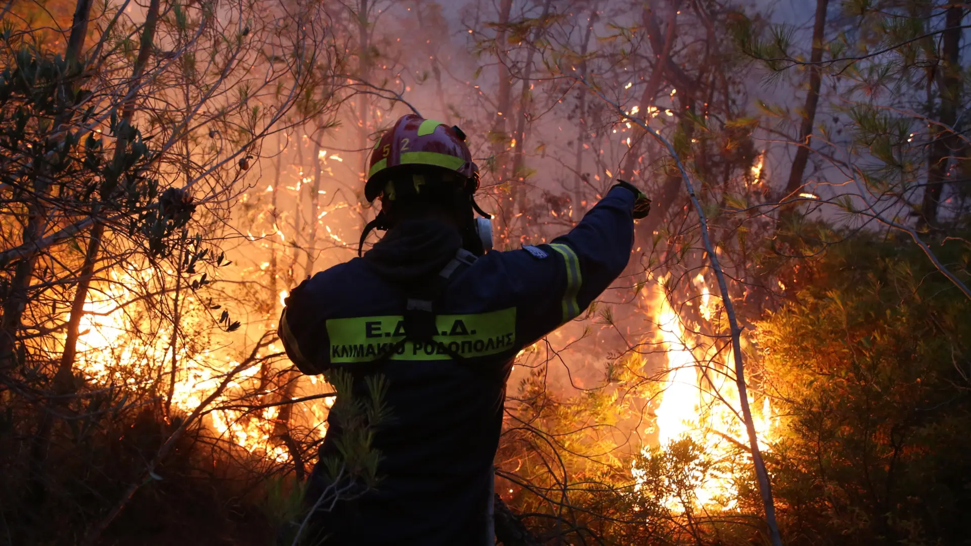 Un nuevo incendio a las afueras de Atenas obliga a evacuar a 150 personas: es el tercero en una semana