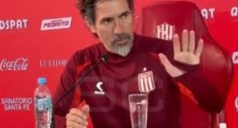 Eduardo Domínguez se enojó cuando le preguntaron por su continuidad en Estudiantes y puso a Guardiola como ejemplo