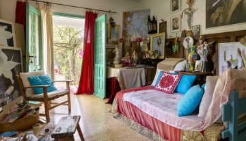 Así es la idílica casa boho del artista Grillo Demo en Ibiza