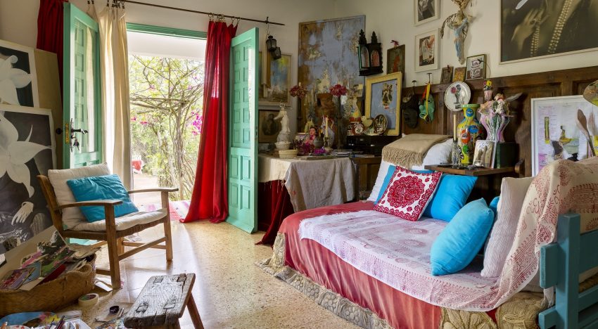 Así es la idílica casa boho del artista Grillo Demo en Ibiza