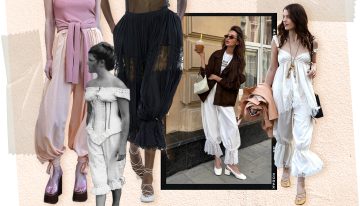 ¿Conoces los bloomers? Así son y así se llevan los pantalones con aspecto de lencería victoriana que son tendencia