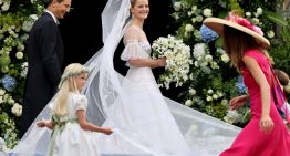 La princesa María Carolina de Liechtenstein se casa con Leopoldo Maduro Vollmer con un original vestido de escote barco