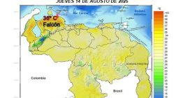 ¿Hasta dónde llegará el calor a mediados de agosto en Venezuela?