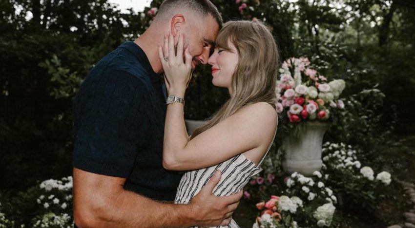El vestido que Taylor Swift luce en las fotos de su compromiso se agota en ventas