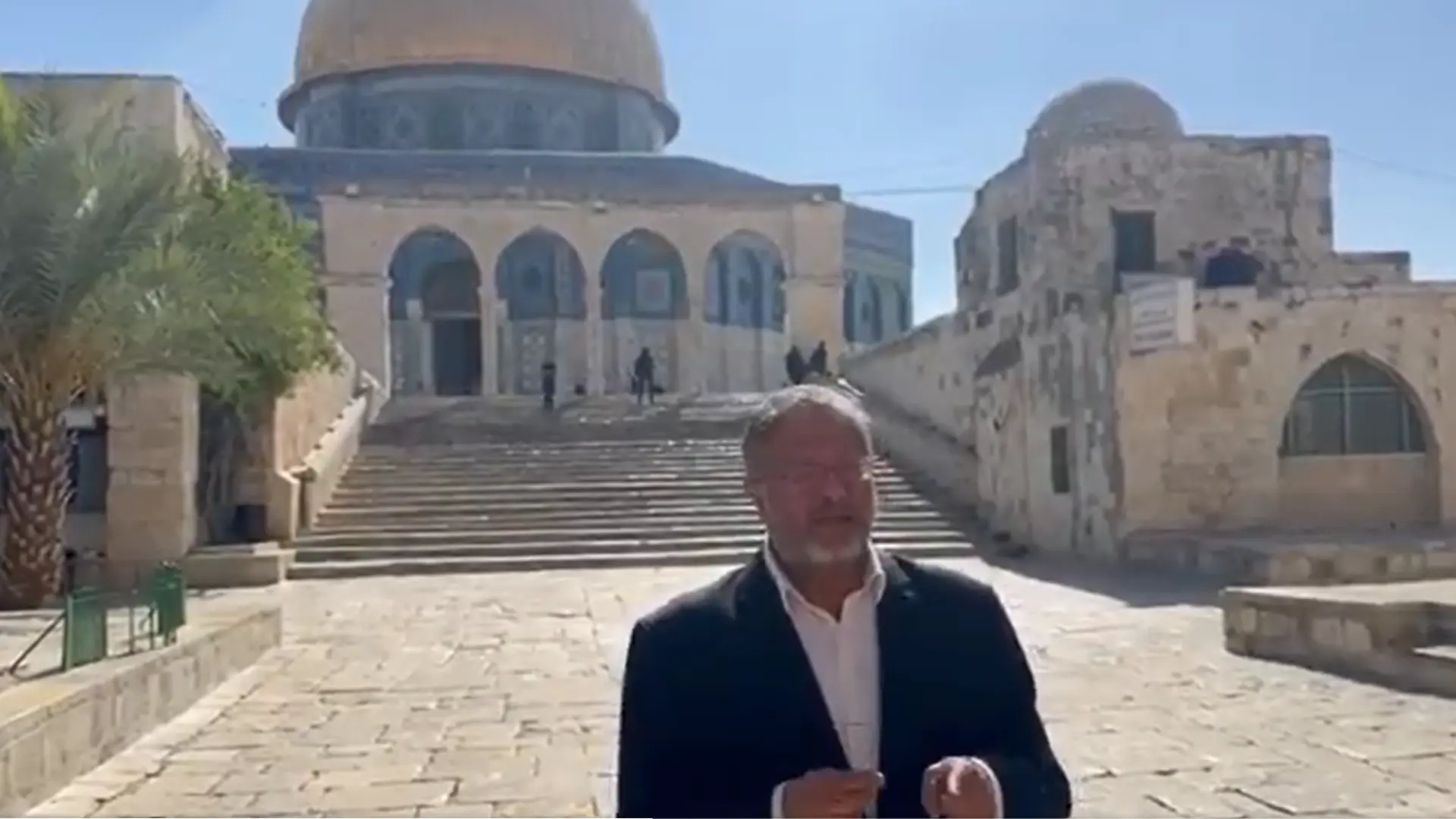 Ben Gvir pide desde la Explanada de las Mezquitas «la ocupación total» de la Franja de Gaza