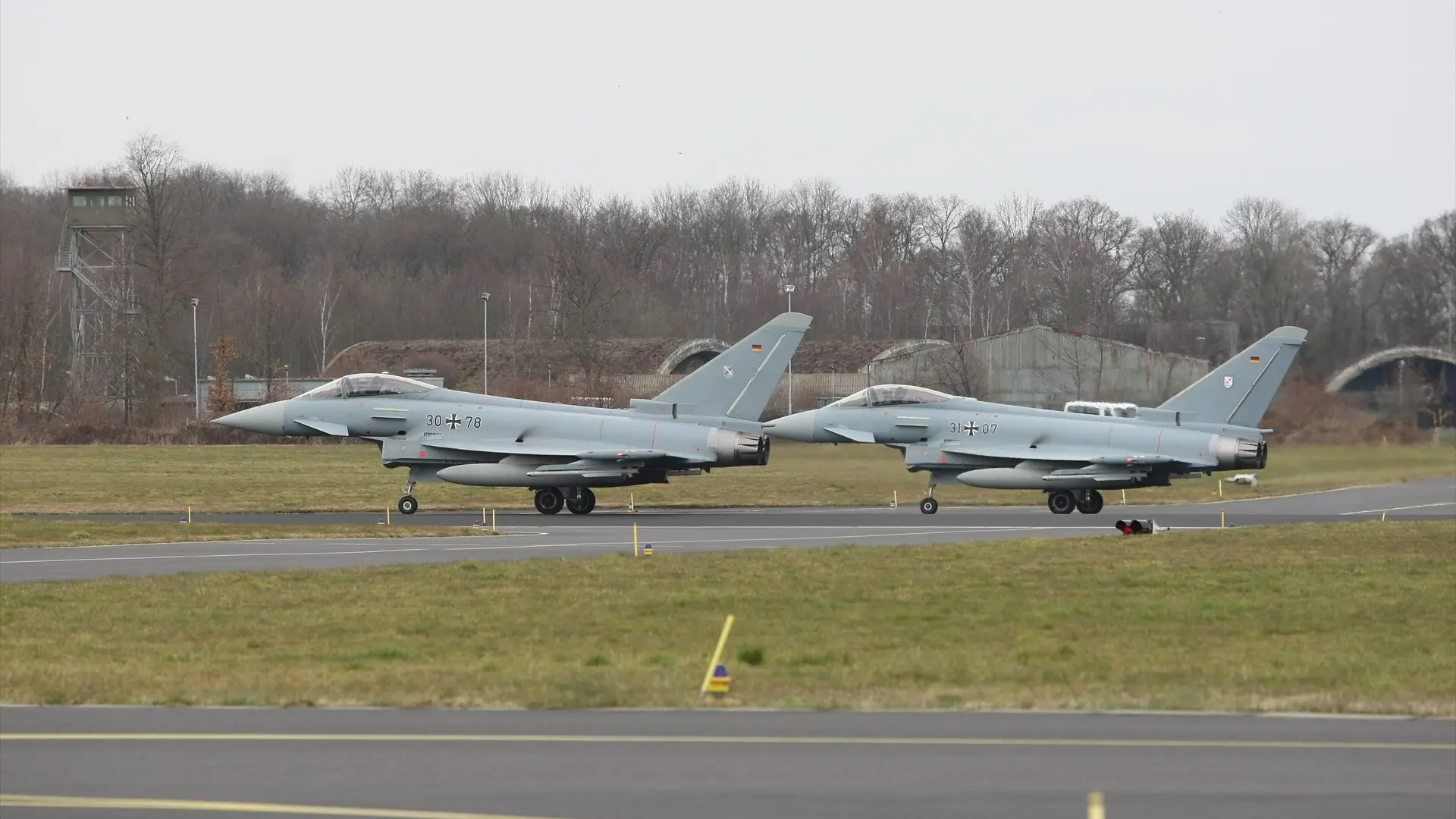 Alemania despliega cinco cazas Eurofighter en Polonia para vigilar el espacio aéreo de la OTAN