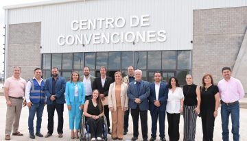 Maru Campos supervisa obra de construcción del Centro de Convenciones de ciudad Cuauhtémoc
