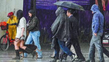 Activan Alerta Roja por lluvias fuertes y granizo en Álvaro Obregón