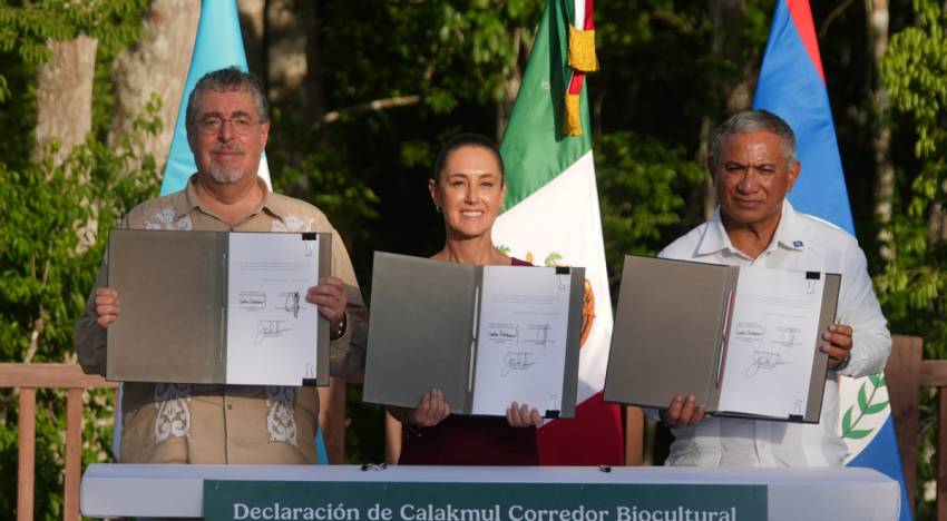 México, Guatemala y Belice anuncian la creación del Corredor Biocultural «Gran Selva Maya»