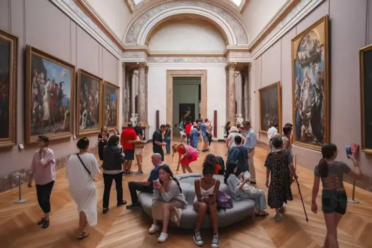 Hay mucho que ver en el Louvre…