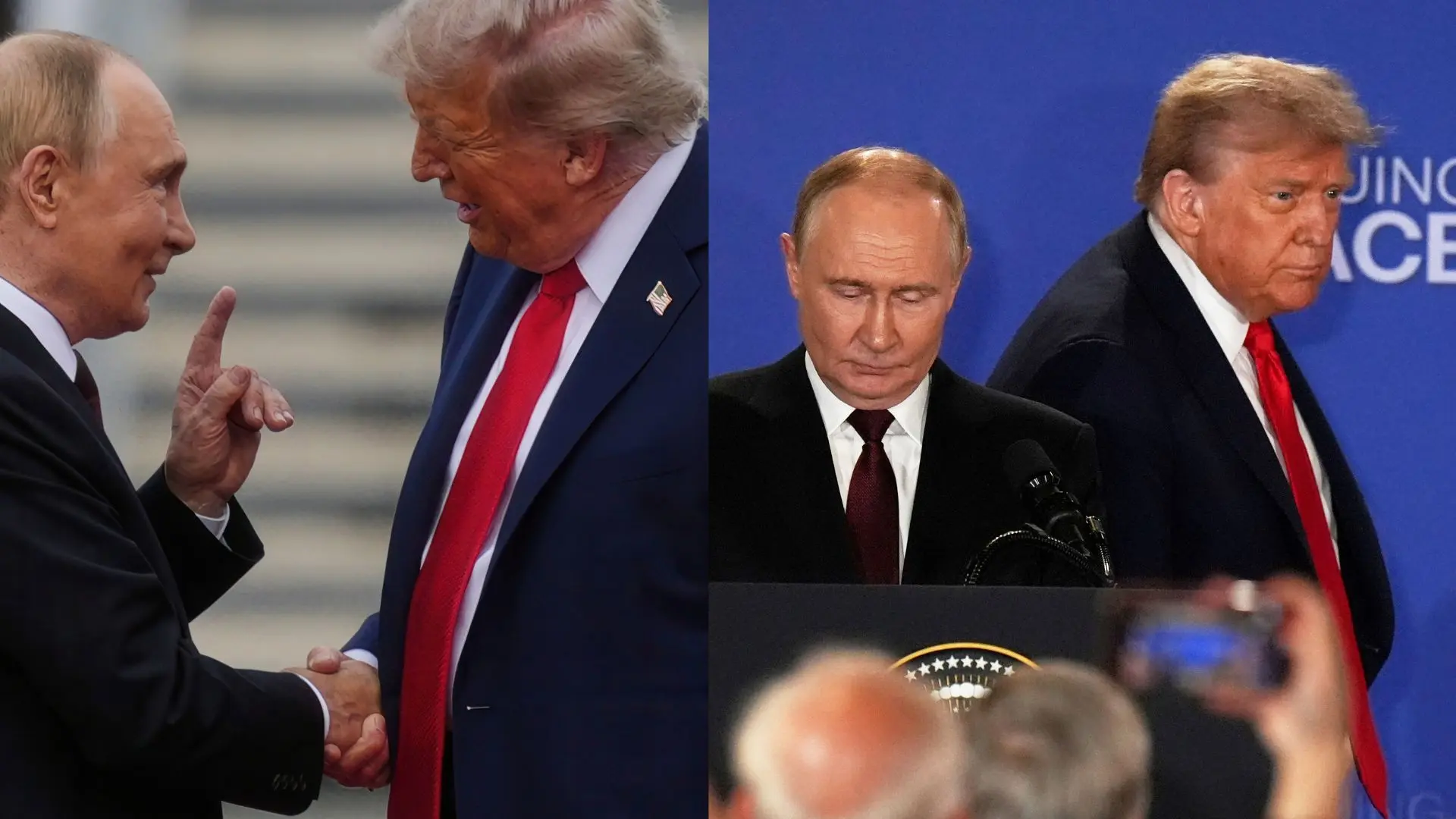 La reunión entre Trump y Putin acentúa una falta de acuerdo sobre Ucrania: de sonrisas al cambio de semblante y prisas por acabar