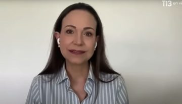María Corina Machado pidió a Chile enfrentar a Nicolás Maduro al igual que hace con el Tren de Aragua