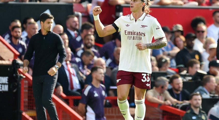 Arsenal, en el debut de Heinze como ayudante de Arteta, le ganó a Manchester United que no tuvo ni en el banco a Garnacho
