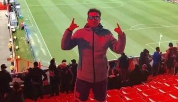 El hincha de Universidad de Chile que cayó desde la tribuna de Independiente habló sobre su estado de salud