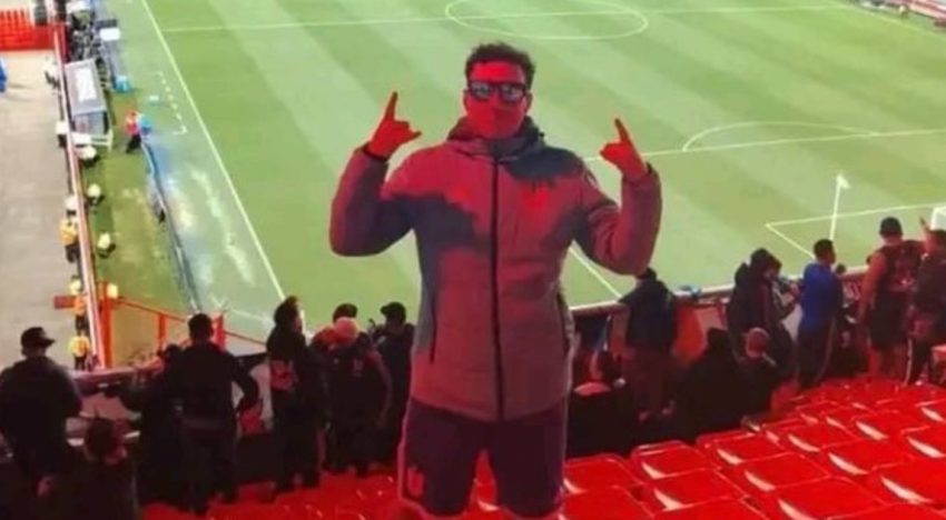 El hincha de Universidad de Chile que cayó desde la tribuna de Independiente habló sobre su estado de salud