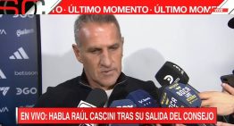 Raúl Cascini habló tras su salida del Consejo de Fútbol de Boca: «Como yo ya no trabajo más en el club a partir de ahora nos vamos a ver las caras»