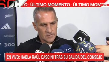 Raúl Cascini habló tras su salida del Consejo de Fútbol de Boca: «Como yo ya no trabajo más en el club a partir de ahora nos vamos a ver las caras»