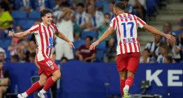 El espectacular golazo de Julián Álvarez para el Atlético de Madrid en el estreno en la Liga de España: el gesto de Simeone en el festejo