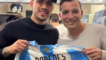 Leandro Paredes fue a la calle Corrientes y recibió una seductora propuesta de Martín Bossi