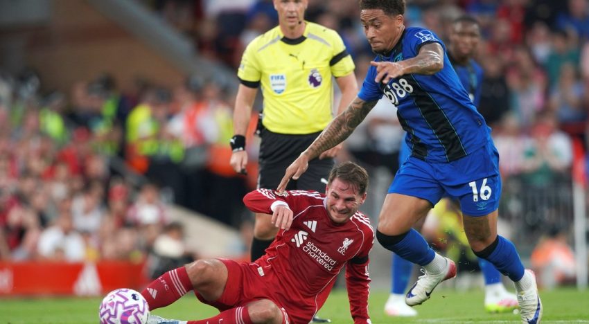 Liverpool puso primera en la Premier League con una goleada sobre el Bournemouth y el emotivo homenaje a Diogo Jota
