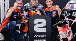 Valentín Perrone quedó a 18 milésimas de la victoria en Moto3, pero consiguió el mejor resultado de su carrera: «No sé como no me caí»