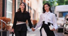 La falda del otoño es blanca, de encaje, se lleva en clave lady y es la favorita de las neoyorquinas