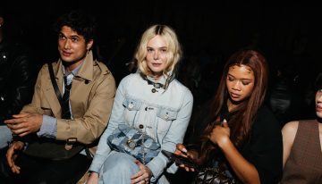 Elle Fanning recupera el «Olsen Tuck», el truco de estilo más sencillo (y cool) que existe para el pelo largo