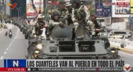 Con Padrino López a la cabeza, la Fanb desempolvó sus tanques y los sacó a pasear por Caracas (VIDEO)