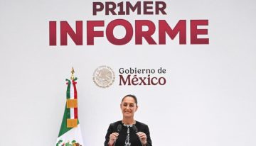 Sheinbaum destaca reformas en economía, seguridad y otros temas en su primer informe de gobierno