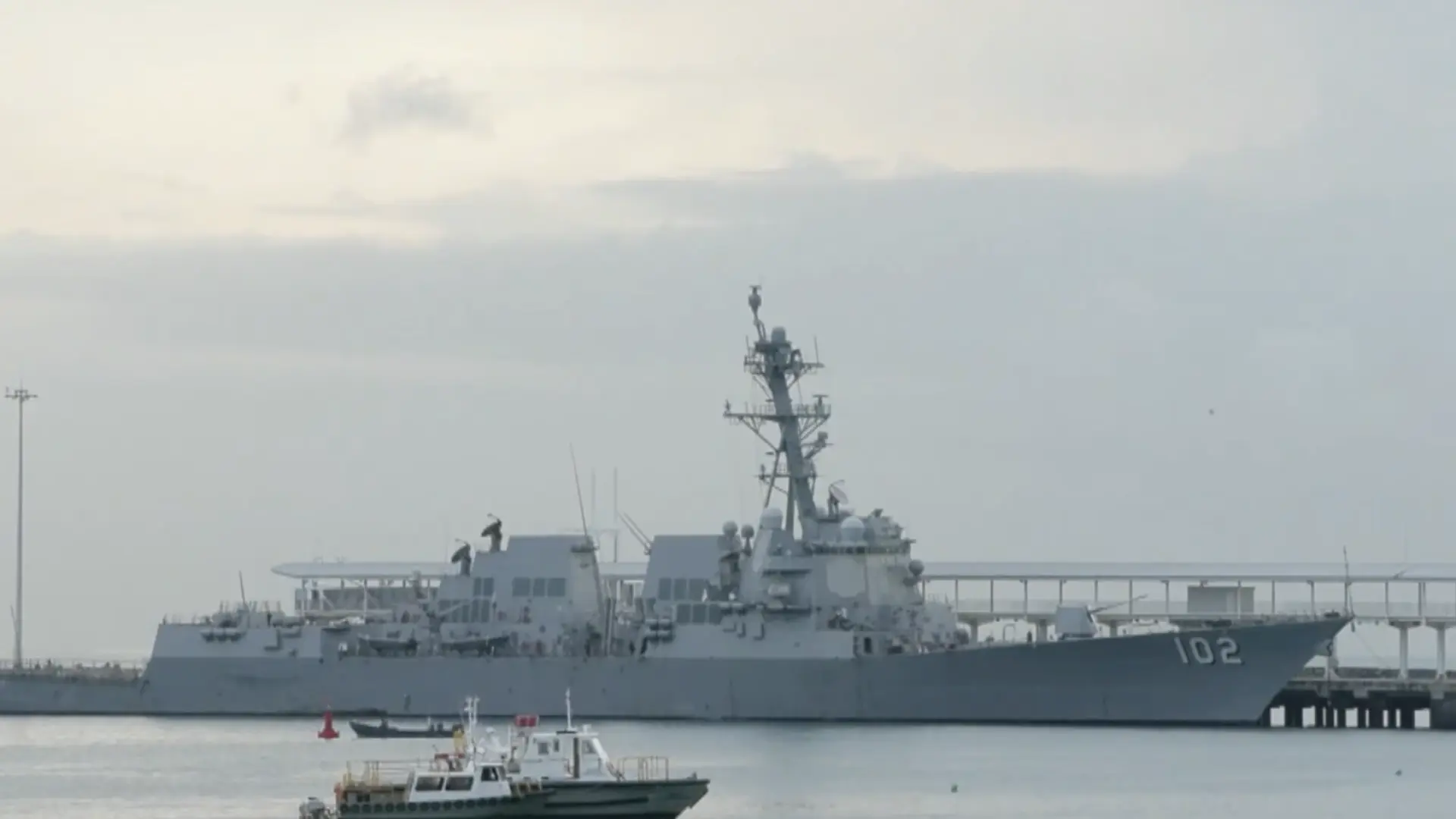 Un destructor lanzamisiles del Ejército de EEUU está de «visita de cortesía» en Panamá