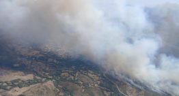 Nuevo fuego en la zona afectada por la pasada ola de incendios en España