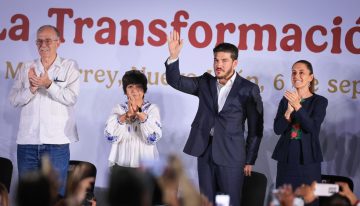 La presidenta Claudia Sheinbaum rindió su primer informe sobre Nuevo León