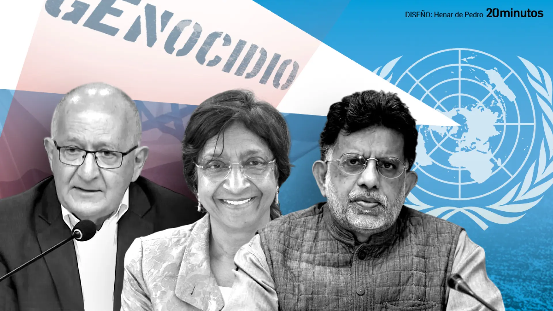 Pillay, Sidoti y Kothari: la biografía de los tres expertos de la ONU que ven «genocidio» en Gaza y a los que Israel acusa de «antisemitas»